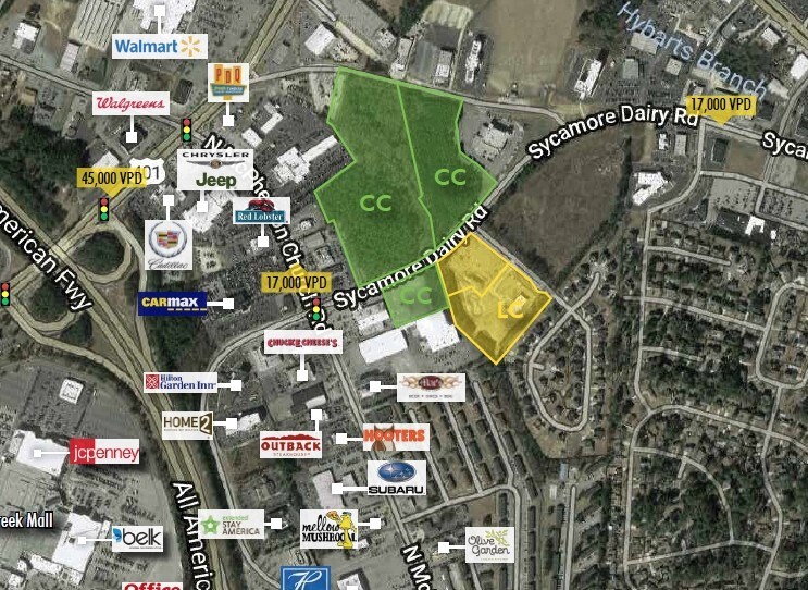 Sycamore Dairy Rd, Fayetteville, NC 28303 Land For Lease