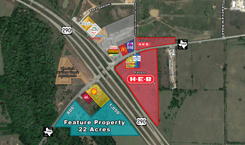 Primary Photo Of FM 1488 & Highway 290, Hempstead Land For Sale