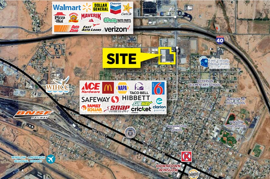 More Photos Of 1501-1601 N Park Dr, Winslow General Retail For Sale