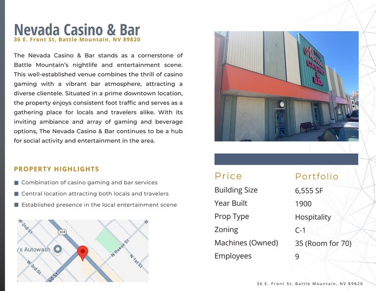 More Photos Of , Battle Mountain Unknown For Sale