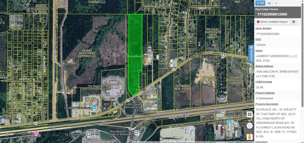 Primary Photo Of 7240 Greenwood Rd, Shreveport Land For Sale