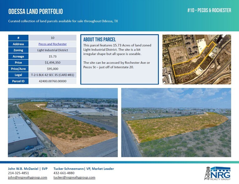 More Photos Of TBD Pool Rd, Odessa Land For Sale