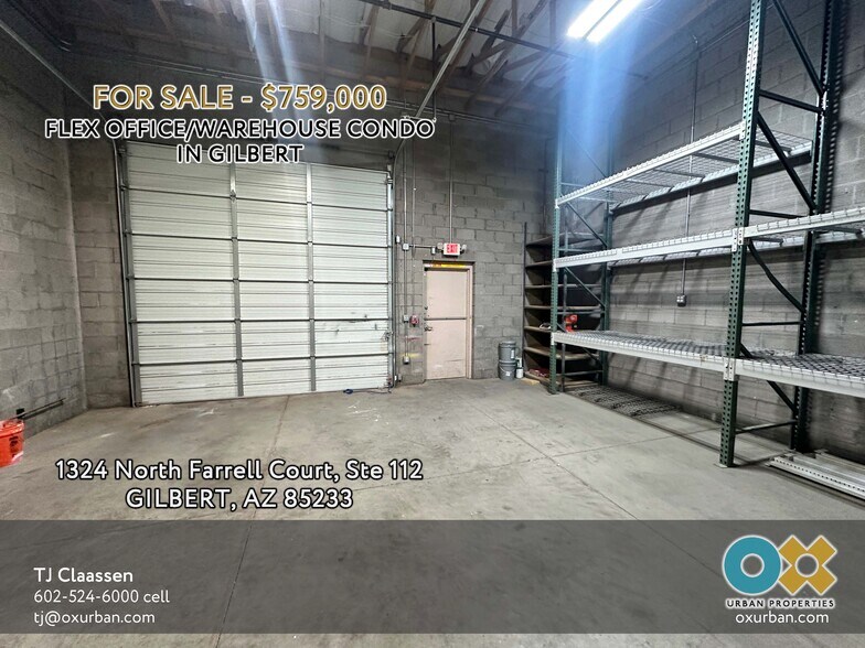 More Photos Of 1324 N Farrell Ct, Gilbert Warehouse For Sale
