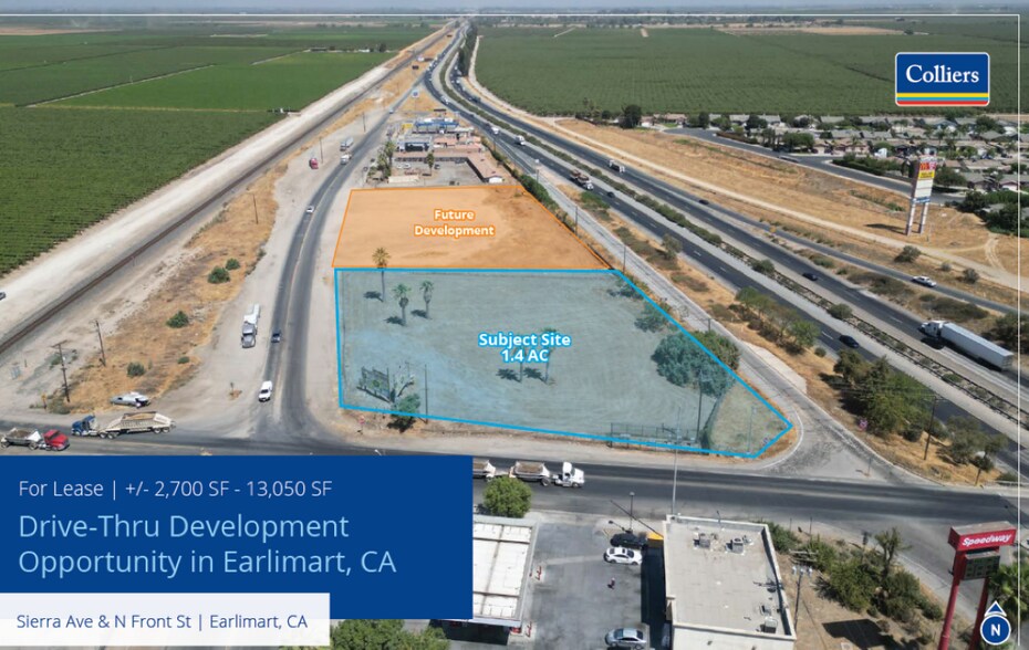 Primary Photo Of Sierra Ave @ Front Street, Earlimart Land For Lease