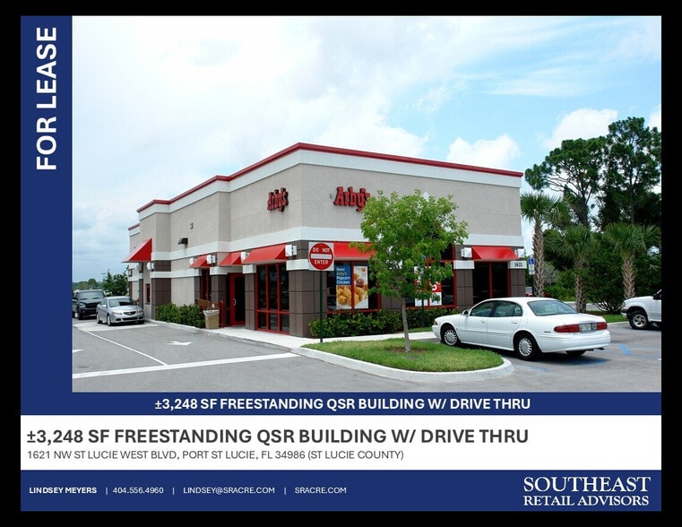 More Photos Of 1621 NW St Lucie West Blvd, Port Saint Lucie Fast Food For Lease