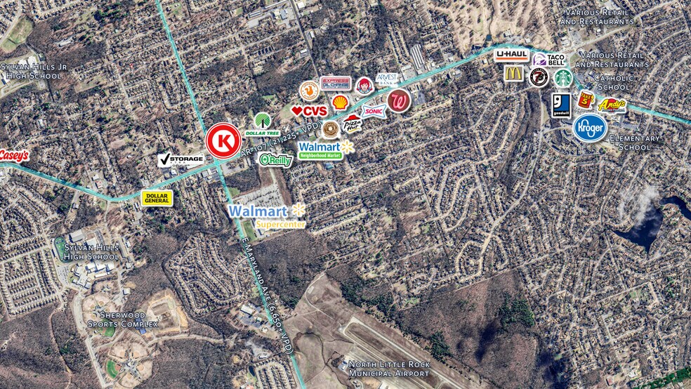 More Photos Of 9324 AR-107, Sherwood Convenience Store For Sale