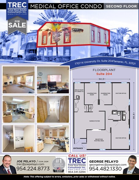 More Photos Of 7707 N University Dr, Tamarac Medical For Lease