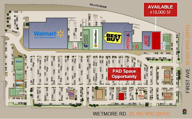 More Photos Of 455-485 E Wetmore Rd, Tucson Unknown For Lease