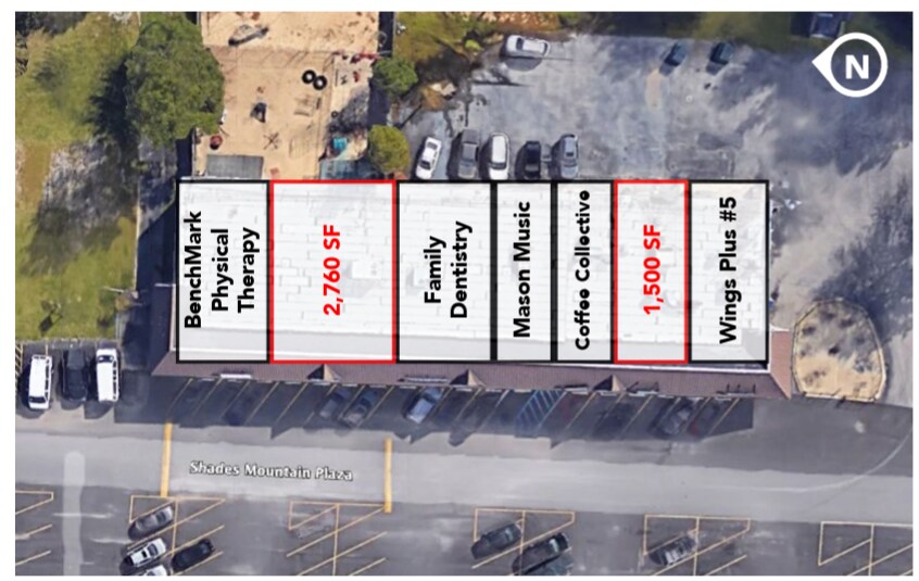 More Photos Of 752-770 Shades Mountain Plz, Birmingham Unknown For Lease