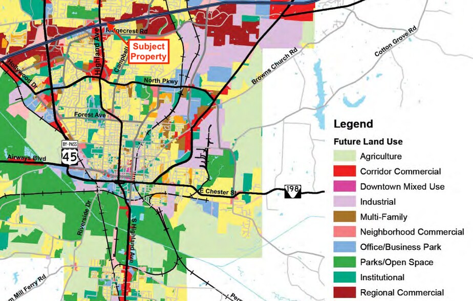 More Photos Of 00 Interstate 40, Jackson Land For Sale