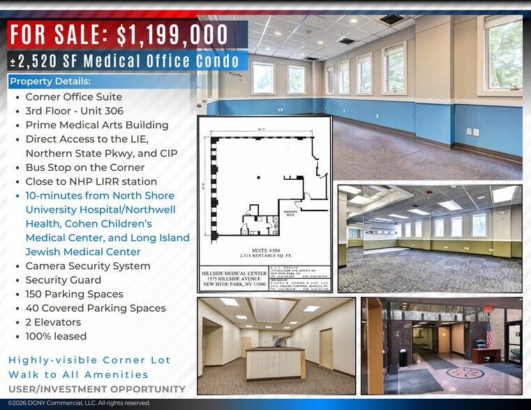 More Photos Of 1575 Hillside Ave, New Hyde Park Medical For Sale