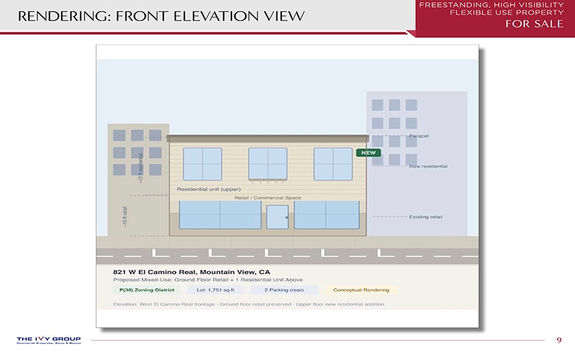 More Photos Of 821 W El Camino Real, Mountain View Storefront For Sale