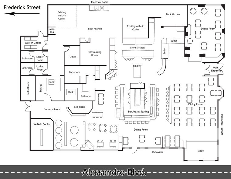 More Photos Of 23060 Alessandro Blvd, Moreno Valley Restaurant For Sale