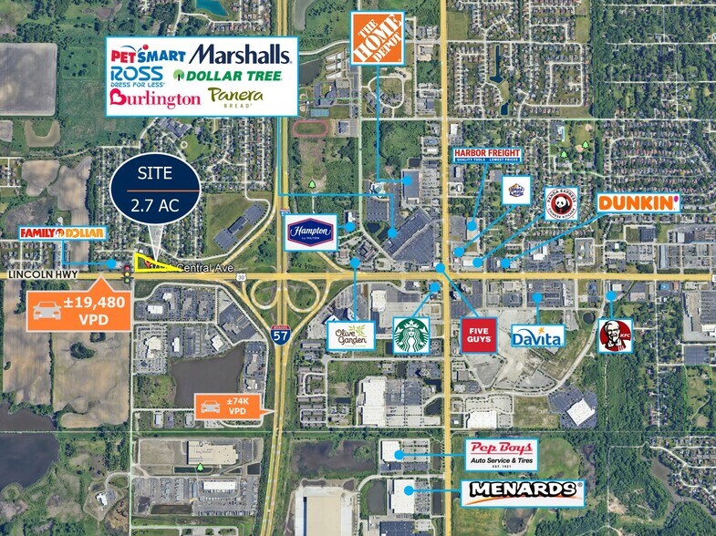 More Photos Of 1021 Central Ave, Matteson Land For Sale