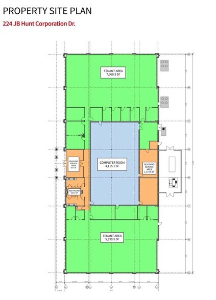 More Photos Of 224 JB Hunt Corporate Dr, Lowell Office For Sale