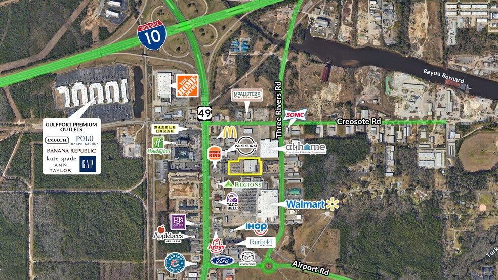 More Photos Of 9444 Highway 49, Gulfport Freestanding For Sale