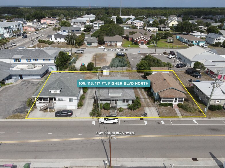 More Photos Of 109-113 117 Fort Fisher Blvd N, Kure Beach, Kure Beach Land For Sale