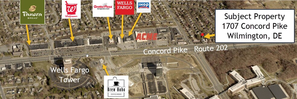 More Photos Of 1707 Concord Pike, Wilmington Storefront Retail Office For Sale