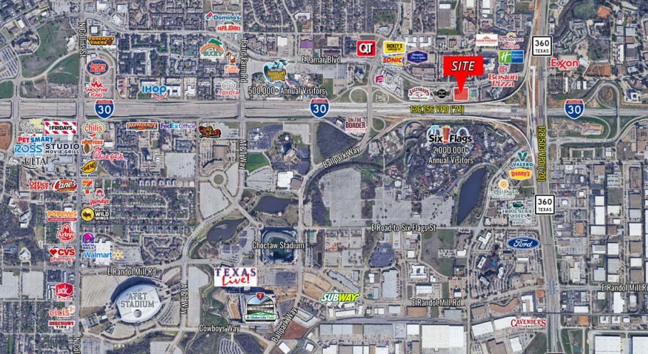 Primary Photo Of 2300 E Lamar Blvd, Arlington Land For Lease