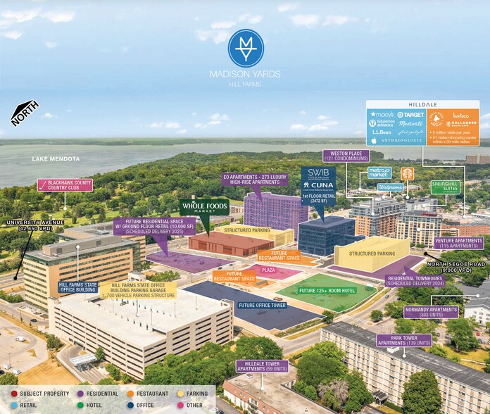 More Photos Of SWC of University Avenue and N. Segoe Road, Madison General Retail For Lease