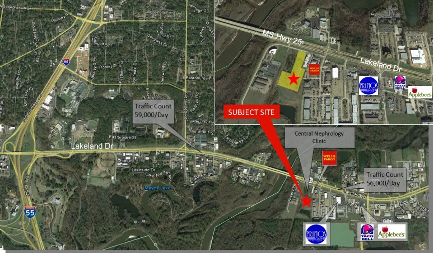 Primary Photo Of Lakeland Dr, Flowood Land For Sale