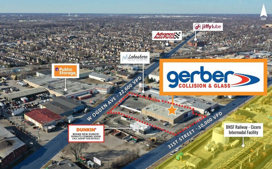 Primary Photo Of 5840 W Ogden Ave, Cicero Warehouse For Sale