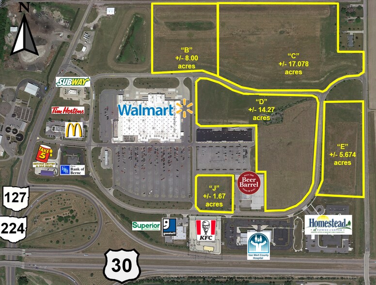 Primary Photo Of Towne Center Blvd, Van Wert Land For Sale