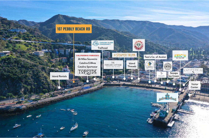 More Photos Of 107 Pebbly Beach Rd, Avalon Storefront Retail Residential For Sale