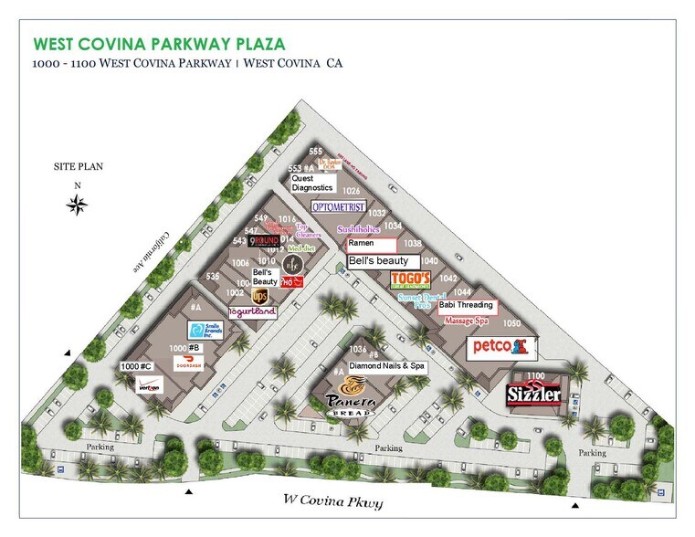 More Photos Of 1000-1100 W West Covina Pky, West Covina Unknown For Lease