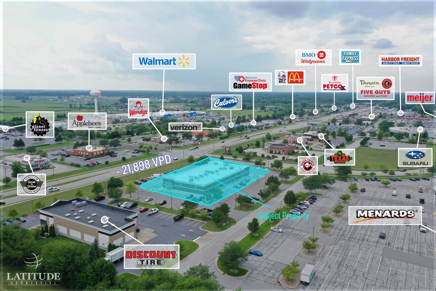 More Photos Of 6200-6220 US Highway 6, Portage Storefront For Lease