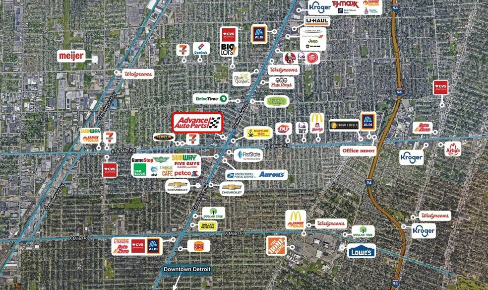 More Photos Of 22901 Gratiot Ave, Eastpointe Freestanding For Sale