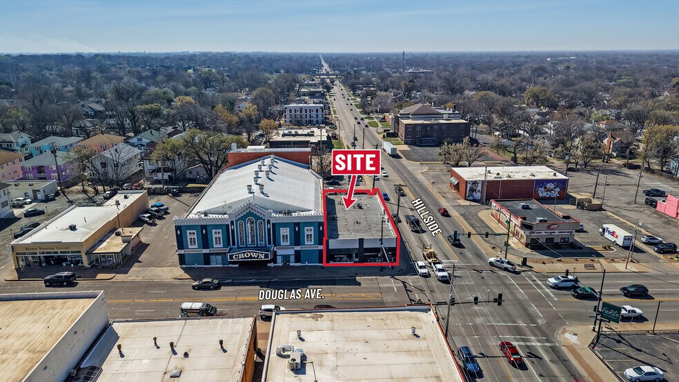 Primary Photo Of 110 S Hillside St, Wichita Storefront For Sale