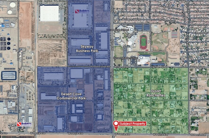 More Photos Of NEC Dysart Rd & Peoria ave, El Mirage Land For Sale