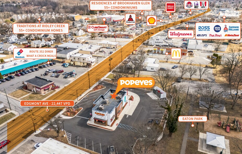 More Photos Of 4236 Edgmont Ave, Brookhaven Restaurant For Sale