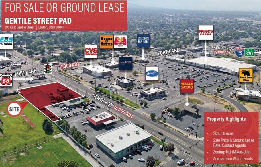 Primary Photo Of 377 E Gentile St, Layton Land For Sale