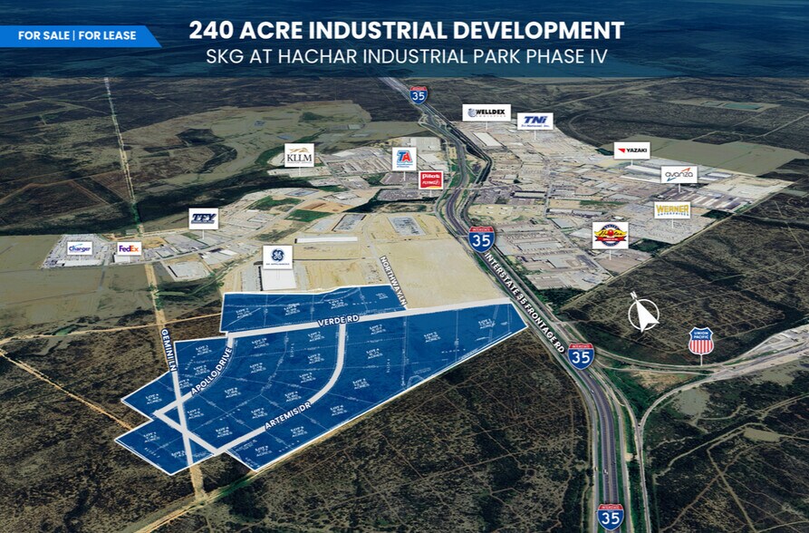 More Photos Of SKG at Hachar Industrial Park, Laredo Land For Sale
