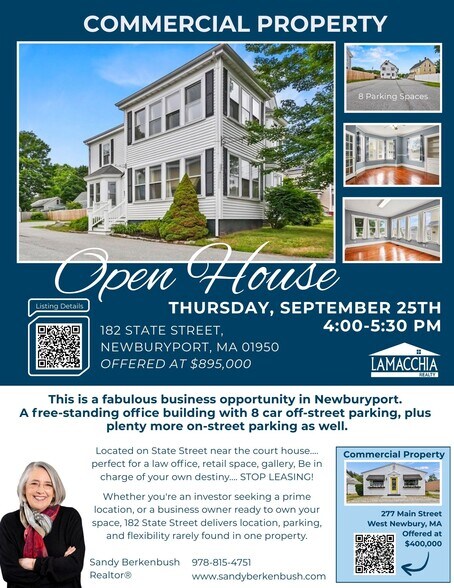More Photos Of 182 State St, Newburyport Office For Sale