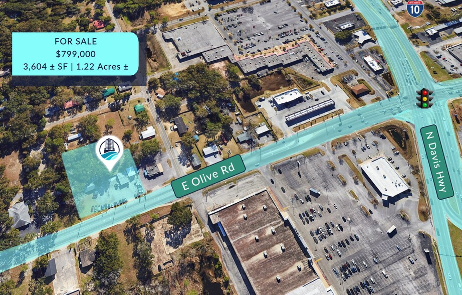 Primary Photo Of 2171 Olive Rd, Pensacola Auto Dealership For Sale