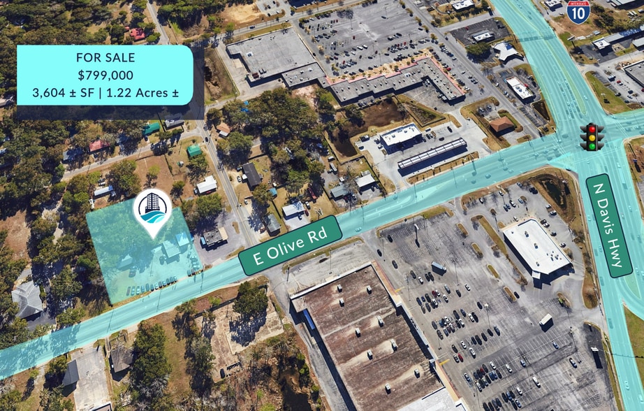 Primary Photo Of 2177 E Olive Rd, Pensacola Auto Dealership For Sale