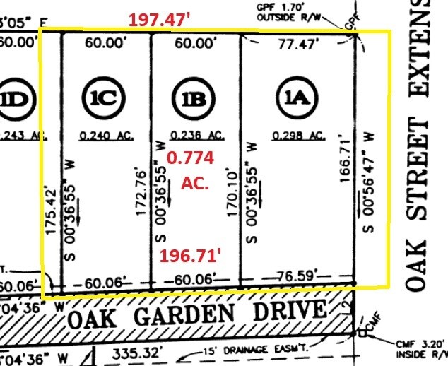 More Photos Of 3306 Oak Street Ext, Valdosta Land For Sale