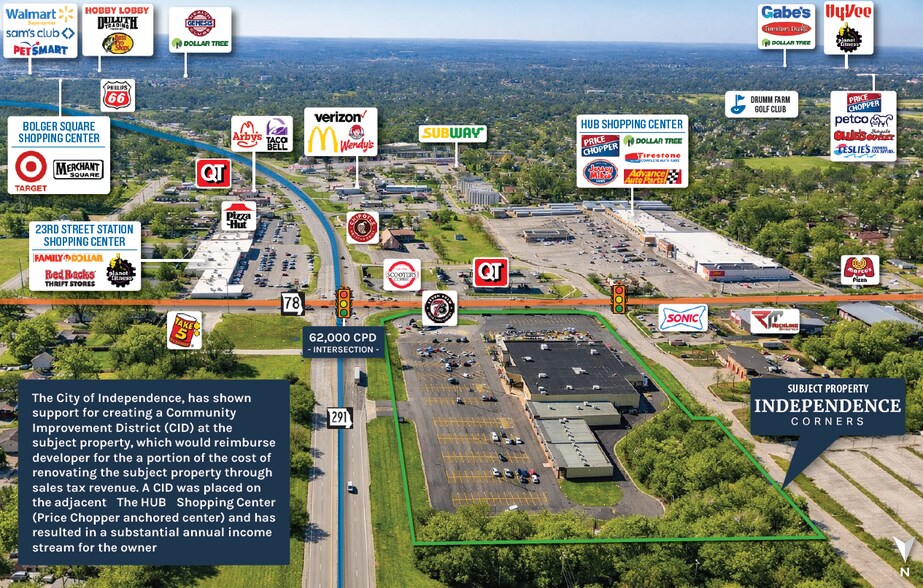 More Photos Of 2210 S State Route 291, Independence General Retail For Sale