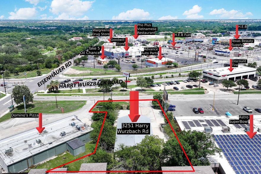 Primary Photo Of 3251 Harry Wurzbach Rd, San Antonio Medical For Sale