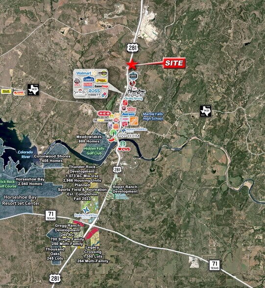 More Photos Of U.S. Highway 281 & Resource Parkway, Marble Falls Land For Sale