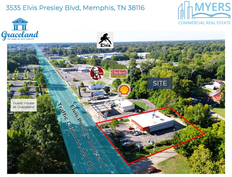 More Photos Of 3535 Elvis Presley Blvd, Memphis General Retail For Sale