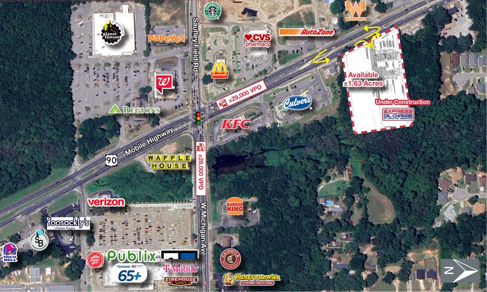 Primary Photo Of 6100 Mobile Hwy, Pensacola Land For Lease