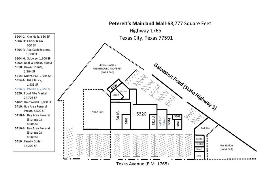 More Photos Of 5320 Texas Ave, Texas City Unknown For Lease