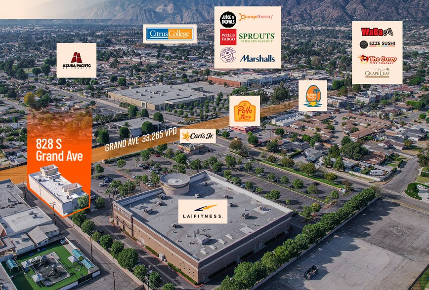 Primary Photo Of 828 S Grand Ave, Glendora Freestanding For Lease