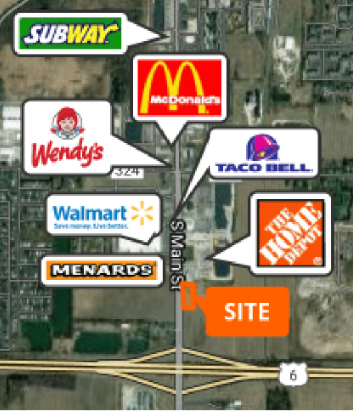 Primary Photo Of 1175 S Main St, Bowling Green Land For Sale