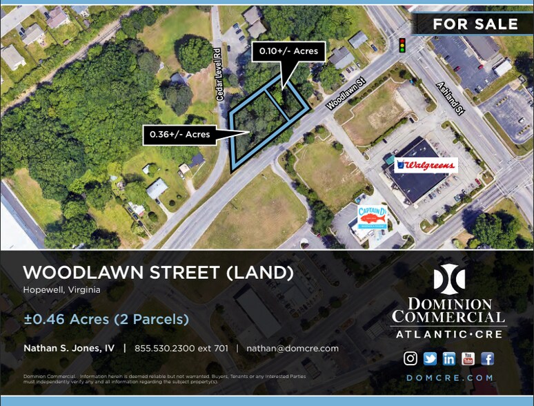 Primary Photo Of 3951 Woodlawn Street, Hopewell Land For Sale