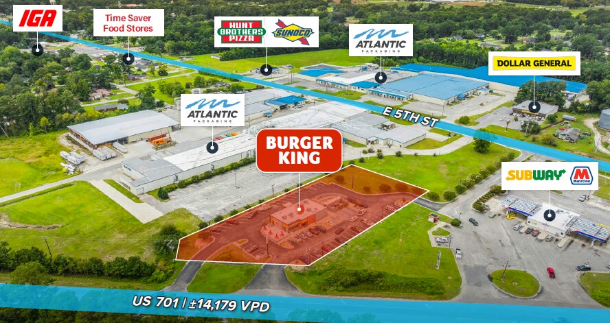 More Photos Of 801 N US Hwy 701, Tabor City Fast Food For Sale